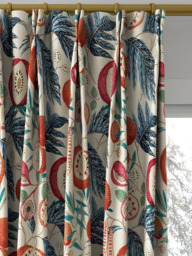 Sanderson Jackfruit Made to Measure Curtains or Roman Blind, Indigo - thumbnail 4