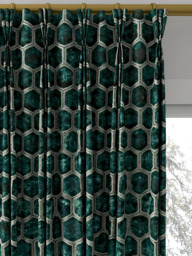 Designers Guild Manipur Made to Measure Curtains or Roman Blind, Azure - thumbnail 6