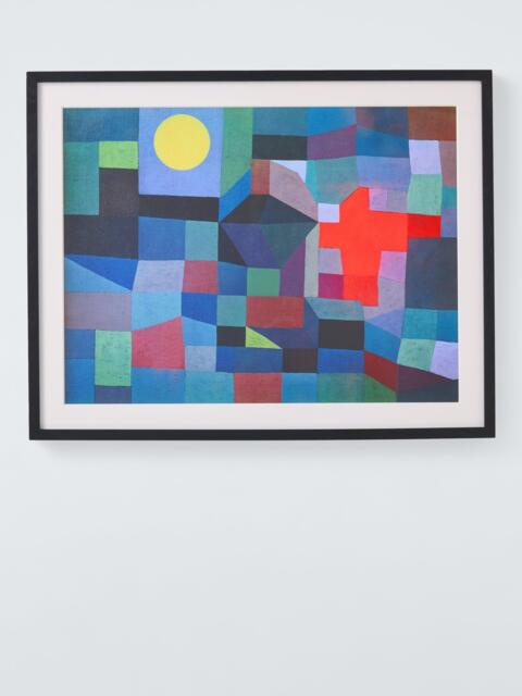 John Lewis Paul Klee 'Fire at Full Moon, 1933' Framed Print & Mount, 65 x 82cm, Multi - image 1