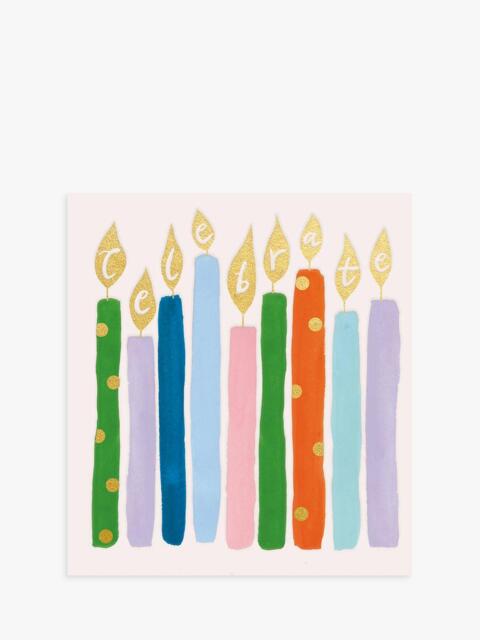 The Proper Mail Company Celebrate Candles Birthday Card