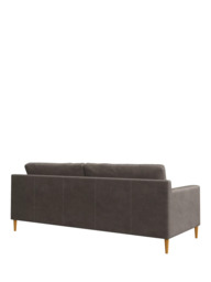 John Lewis Draper II Large 3 Seater Leather Sofa, Light Leg - thumbnail 4
