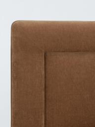 John Lewis Blocky Upholstered Bed Frame, Super King Size, Nutmeg - thumbnail 4