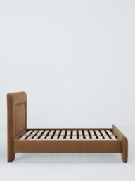 John Lewis Blocky Upholstered Bed Frame, Super King Size, Nutmeg - thumbnail 3