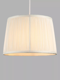 John Lewis Lymington Pleated Silk Tapered Lampshade