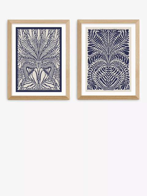 EAST END PRINTS Alisa Galitsyna 'Foliage' Framed Print, Set of 2