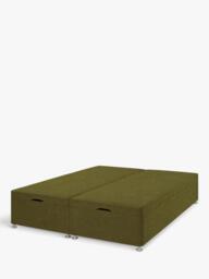 John Lewis Padded Top Upholstered Ottoman Storage Divan Base, Super King Size - thumbnail 1