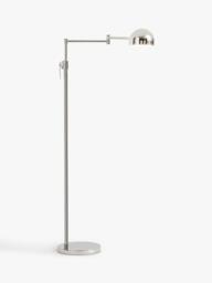 Pottery Barn Sherman Floor Lamp, Polished Nickel - thumbnail 1