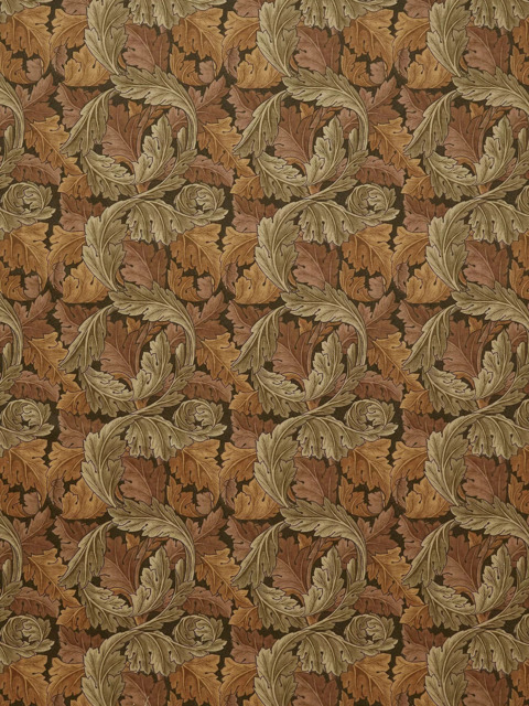 William Morris At Home Acanthus Velvet Made to Measure Curtains or Roman Blind, Nettle - image 1