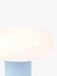 The Conran Shop Torus Rechargeable Portable Table Lamp, Powder Blue - thumbnail 4