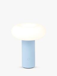 The Conran Shop Torus Rechargeable Portable Table Lamp, Powder Blue - thumbnail 3