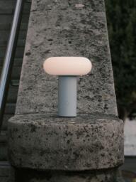 The Conran Shop Torus Rechargeable Portable Table Lamp, Powder Blue - thumbnail 5