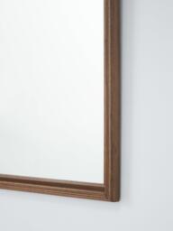 John Lewis Farmhouse Wood Frame Overmantel Wall Mirror, 95 x 105cm, Walnut - thumbnail 2
