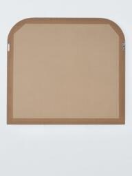 John Lewis Farmhouse Wood Frame Overmantel Wall Mirror, 95 x 105cm, Walnut - thumbnail 3