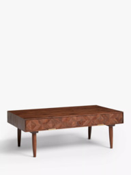 John Lewis + Swoon Franklin Coffee Table, Brown - thumbnail 1