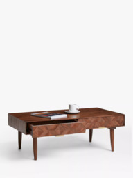 John Lewis + Swoon Franklin Coffee Table, Brown - thumbnail 2