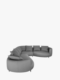 John Lewis Lozenge RHF Corner Sofa - thumbnail 3