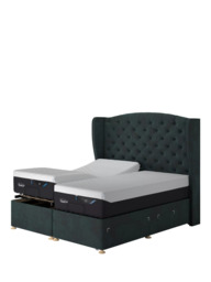 TEMPUR® Suffolk Adjustable Disc Continental 4 Drawer Divan Base, King Size - thumbnail 5