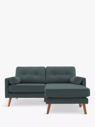 G Plan Vintage The Sixty Five RHF Medium 2 Seater Chaise End Leather Sofa - thumbnail 1
