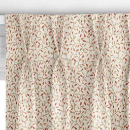 Voyage Cervino Made to Measure Curtains or Roman Blind, Red / Nut - thumbnail 5