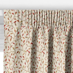 Voyage Cervino Made to Measure Curtains or Roman Blind, Red / Nut - thumbnail 3