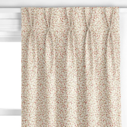 Voyage Cervino Made to Measure Curtains or Roman Blind, Red / Nut - thumbnail 4
