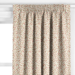 Voyage Cervino Made to Measure Curtains or Roman Blind, Red / Nut - thumbnail 2