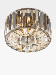 Laura Ashley Fernhurst 3 Bulb Flush Ceiling Light, Champagne Gold - thumbnail 4