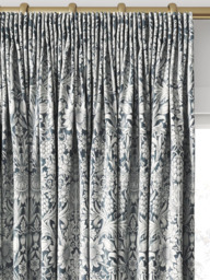 William Morris At Home Sunflower Made to Measure Curtains or Roman Blind, Indigo - thumbnail 2