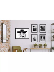 Brookpace Lascelles 'Mystery Lady III' Framed Print & Mount, 81 x 66cm, Black/White - thumbnail 2