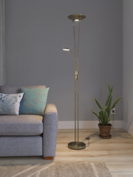 John Lewis Levity LED Uplighter/Reading Floor Lamp - thumbnail 2