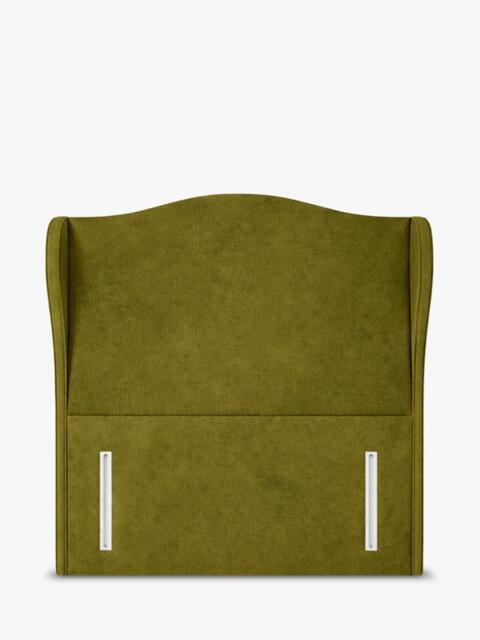 John Lewis Alderly Winged Full Depth Upholstered Headboard, Single