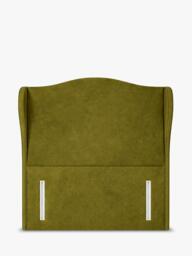 John Lewis Alderly Winged Full Depth Upholstered Headboard, Single