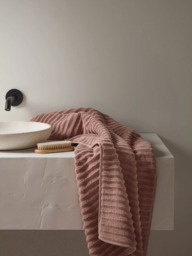 Bedfolk Ripple Cotton Towels - thumbnail 4