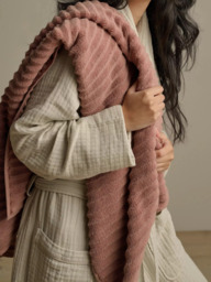 Bedfolk Ripple Cotton Towels - thumbnail 2