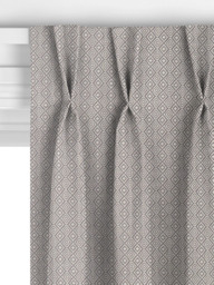 John Lewis Diamond Weave Made to Measure Curtains or Roman Blind, Grey - thumbnail 5