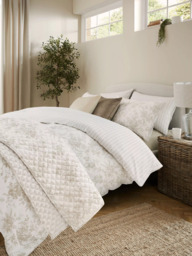 Laura Ashley Walled Garden Duvet Cover Set, Dove Grey - thumbnail 1
