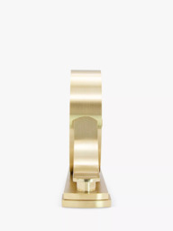 Acctim Wardley Napoleon Roman Numeral Mantel & Alarm Clock, Gold - thumbnail 4