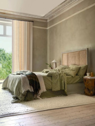 Piglet in Bed Gingham Linen Blend Bedding - thumbnail 2