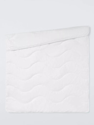 John Lewis Toddler Soft Touch Washable Duvet & Pillow Set, 4 Tog, White, Cotbed - thumbnail 4