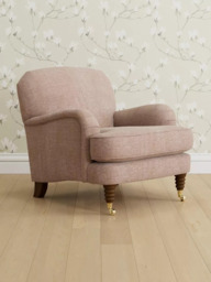Laura Ashley Lynden Armchair, Teak Leg - thumbnail 1