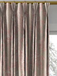 Sanderson Sorilla Damask Made to Measure Curtains or Roman Blind, Pink/Linen - thumbnail 6