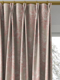 Sanderson Sorilla Damask Made to Measure Curtains or Roman Blind, Pink/Linen - thumbnail 4