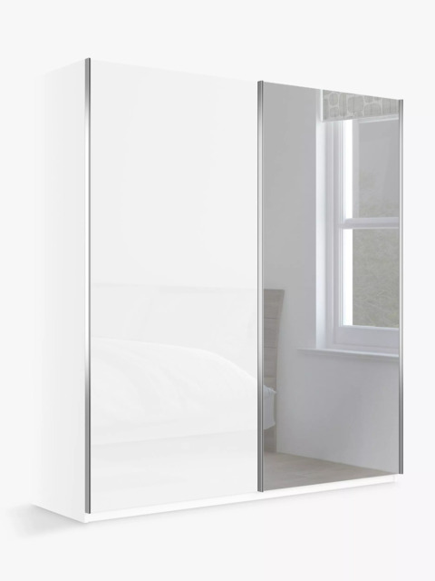 John Lewis Elstra 200cm Wardrobe Mirrored Sliding Door - image 1
