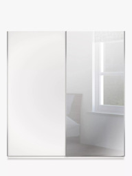 John Lewis Elstra 200cm Wardrobe Mirrored Sliding Door - thumbnail 2