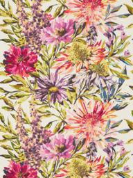 Harlequin Floreale Made to Measure Curtains or Roman Blind, Fuchsia/Heather/Lime