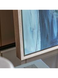 Gallery Direct 'Sketched Lines' Framed Canvas Print, 90 x 60cm, Teal - thumbnail 4