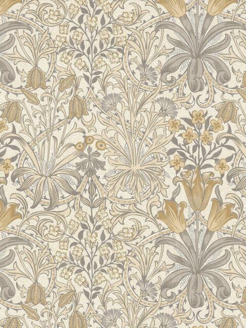 William Morris At Home Woodland Weeds Made to Measure Curtains or Roman Blind, Barley - image 1