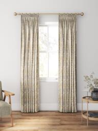 William Morris At Home Woodland Weeds Made to Measure Curtains or Roman Blind, Barley - thumbnail 3