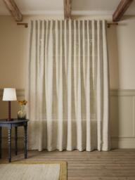 John Lewis Premium Linen Multiway Header Slot Top/Hidden Tab Voile Panel - thumbnail 4