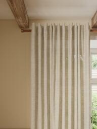 John Lewis Premium Linen Multiway Header Slot Top/Hidden Tab Voile Panel - thumbnail 1